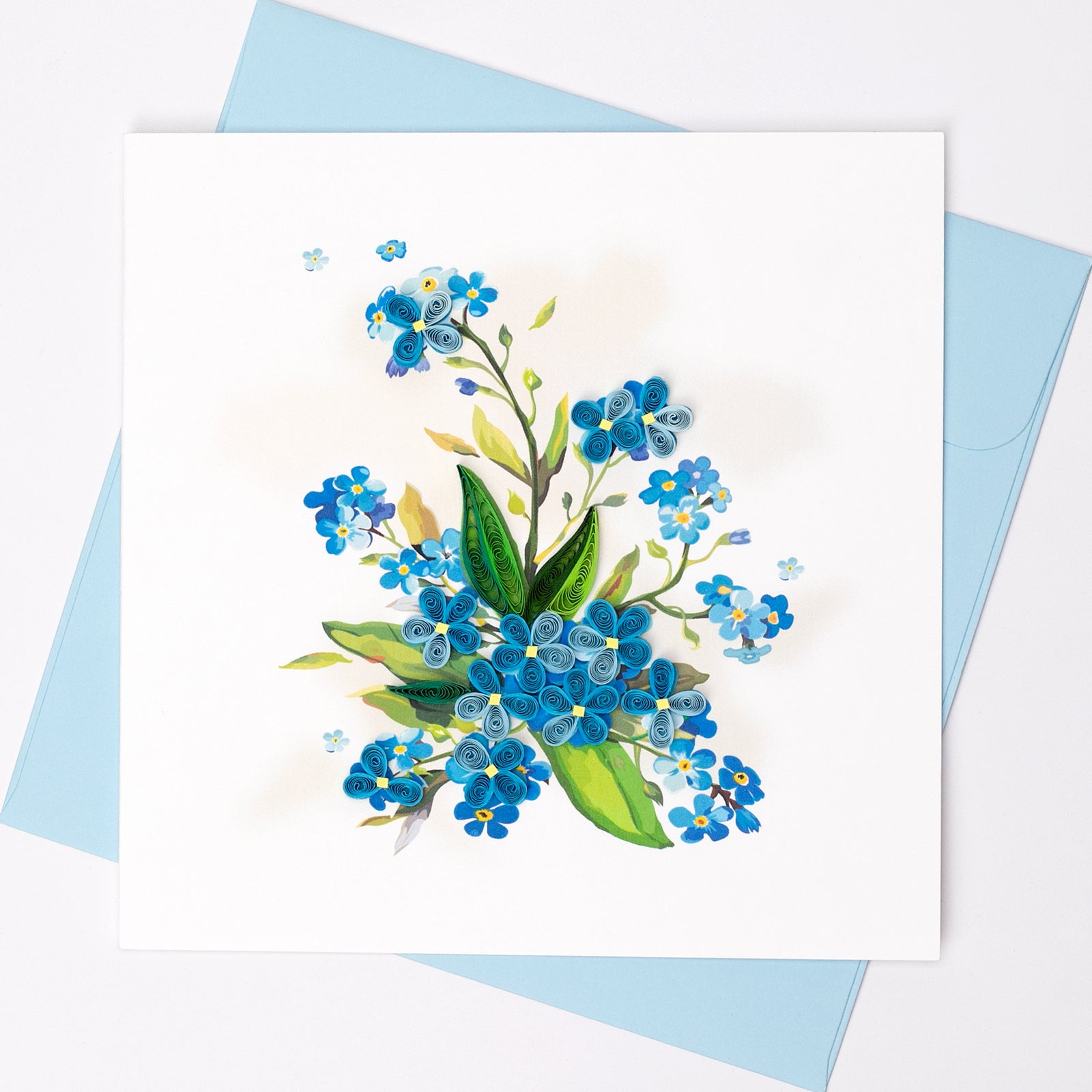 52l042-boyle-handmade-paper-15cm-quilled-greeting-card-forget-me-nots-blue-flowers