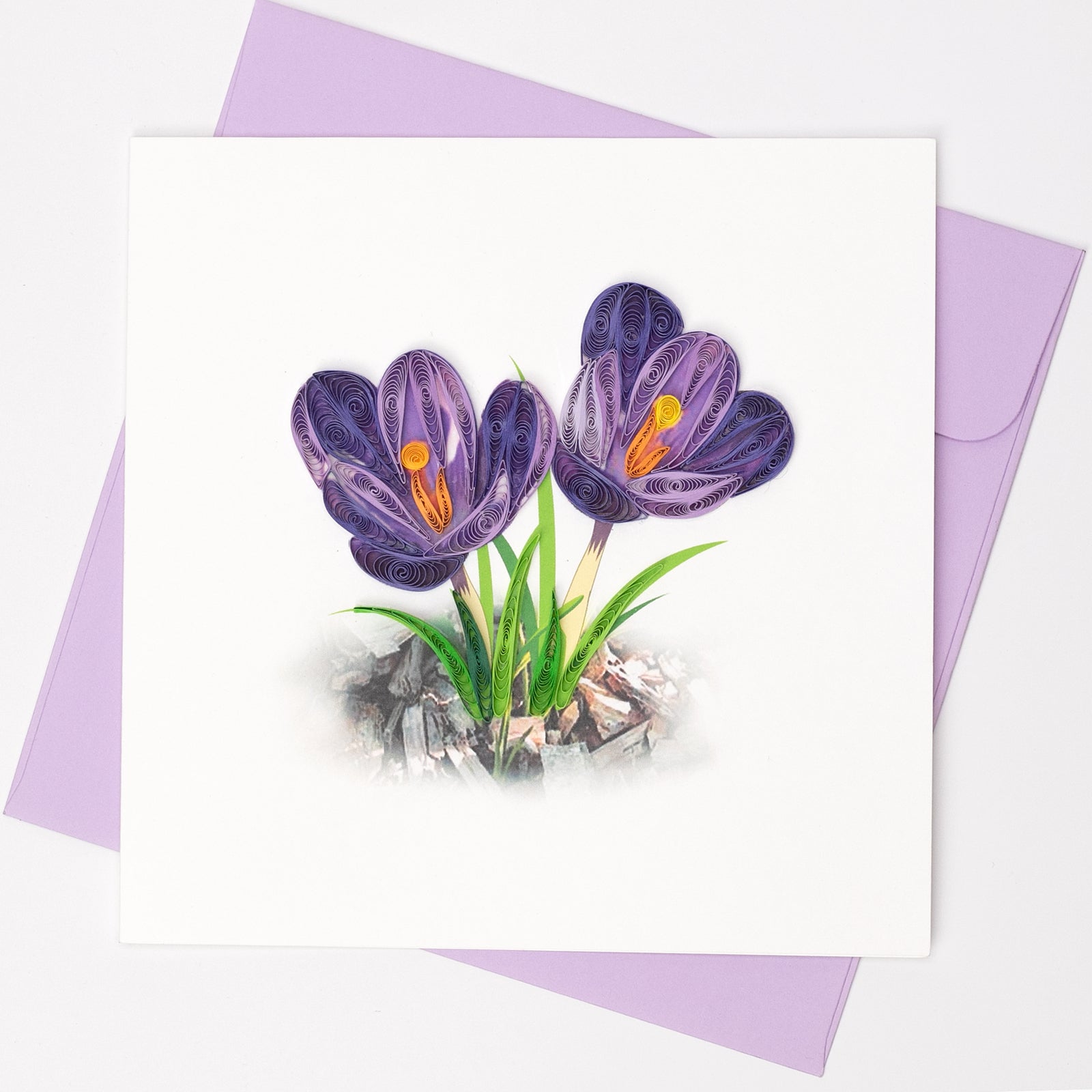 52l043-boyle-handmade-paper-15x15cm-quilled-greeting-card-purple-crocus-flower