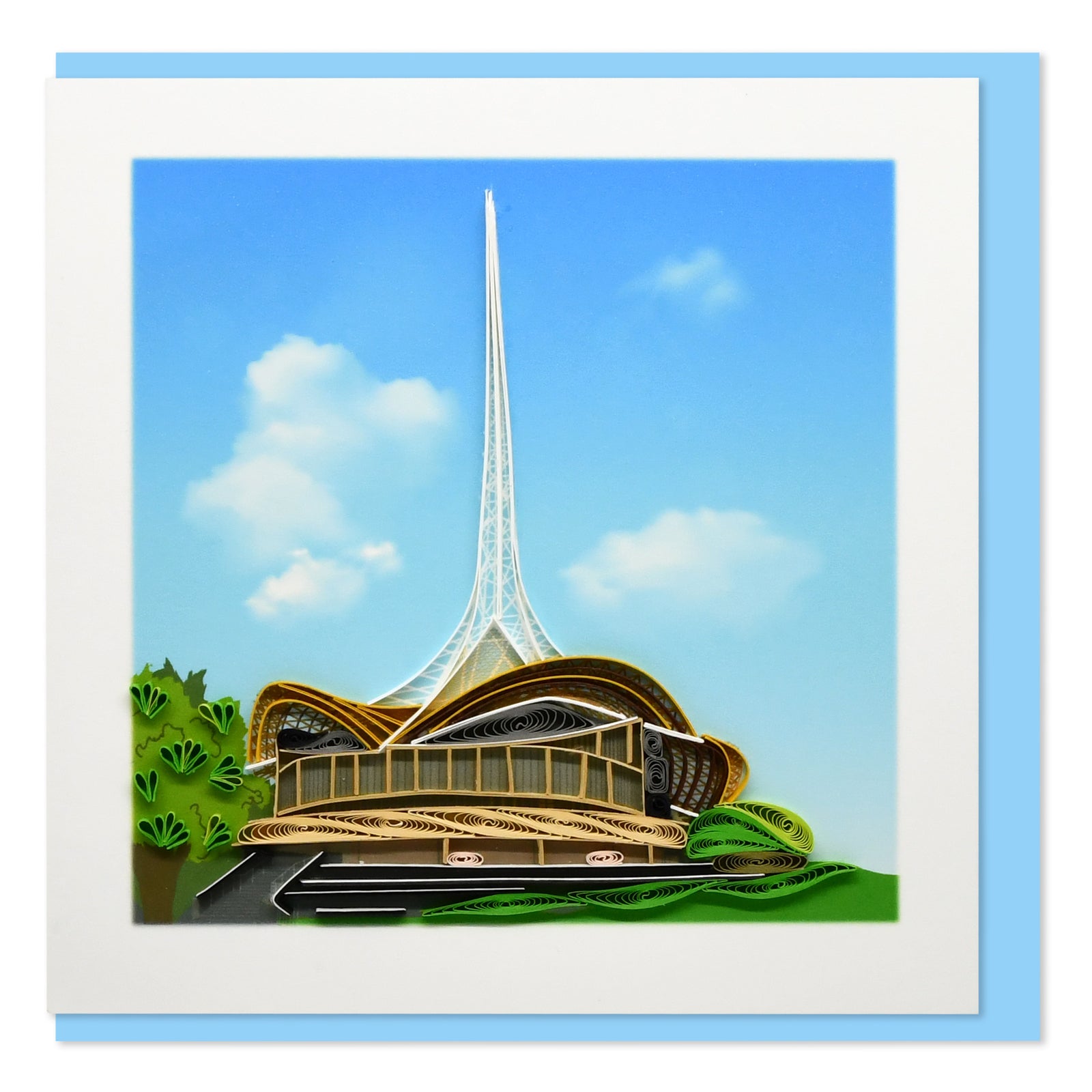 52l074-boyle-handmade-paper-15x15cm-greeting-card-melbourne-arts-centre-spire