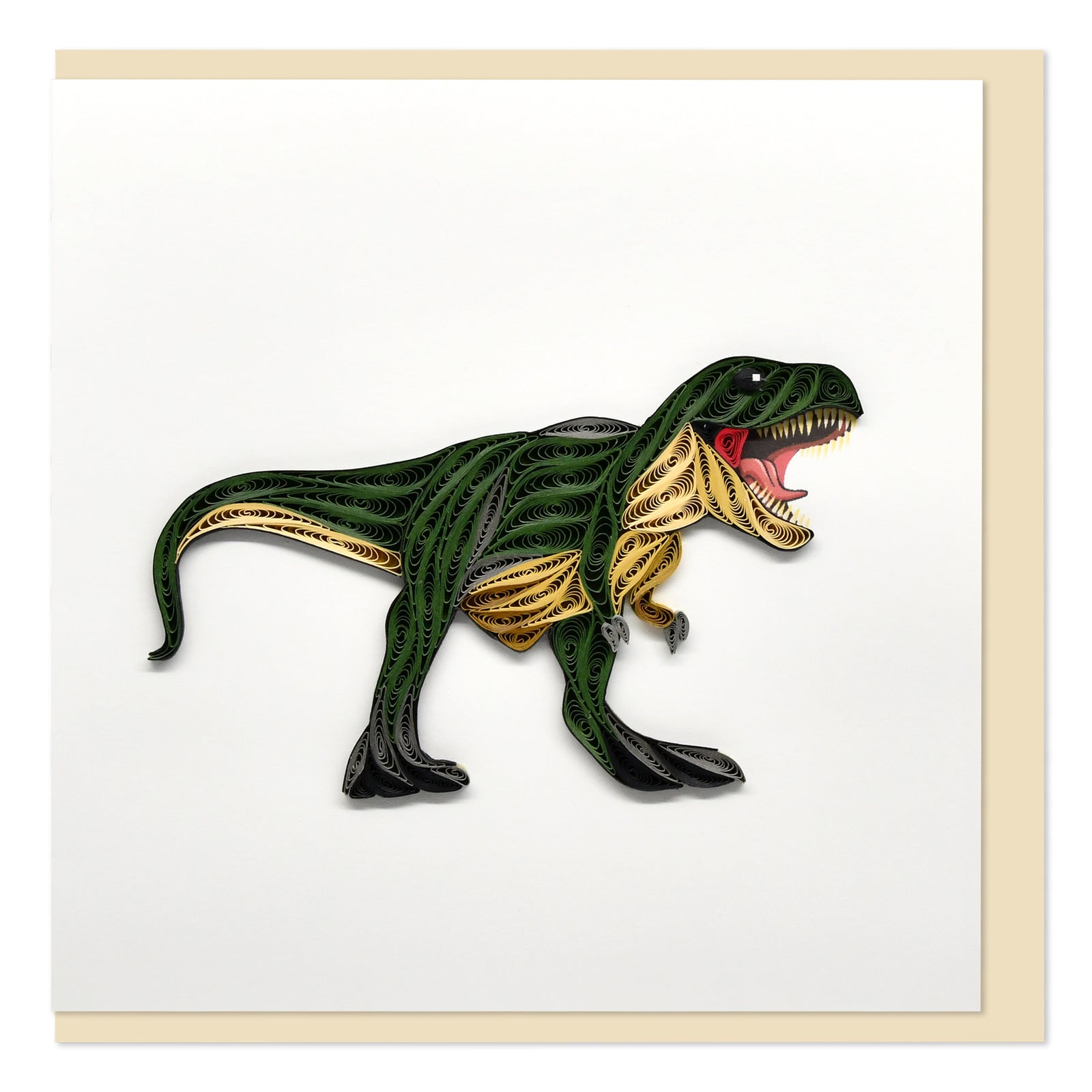 52l176-boyle-handmade-paper-15x15cm-quilled-greeting-card-dinosaur-t-rex