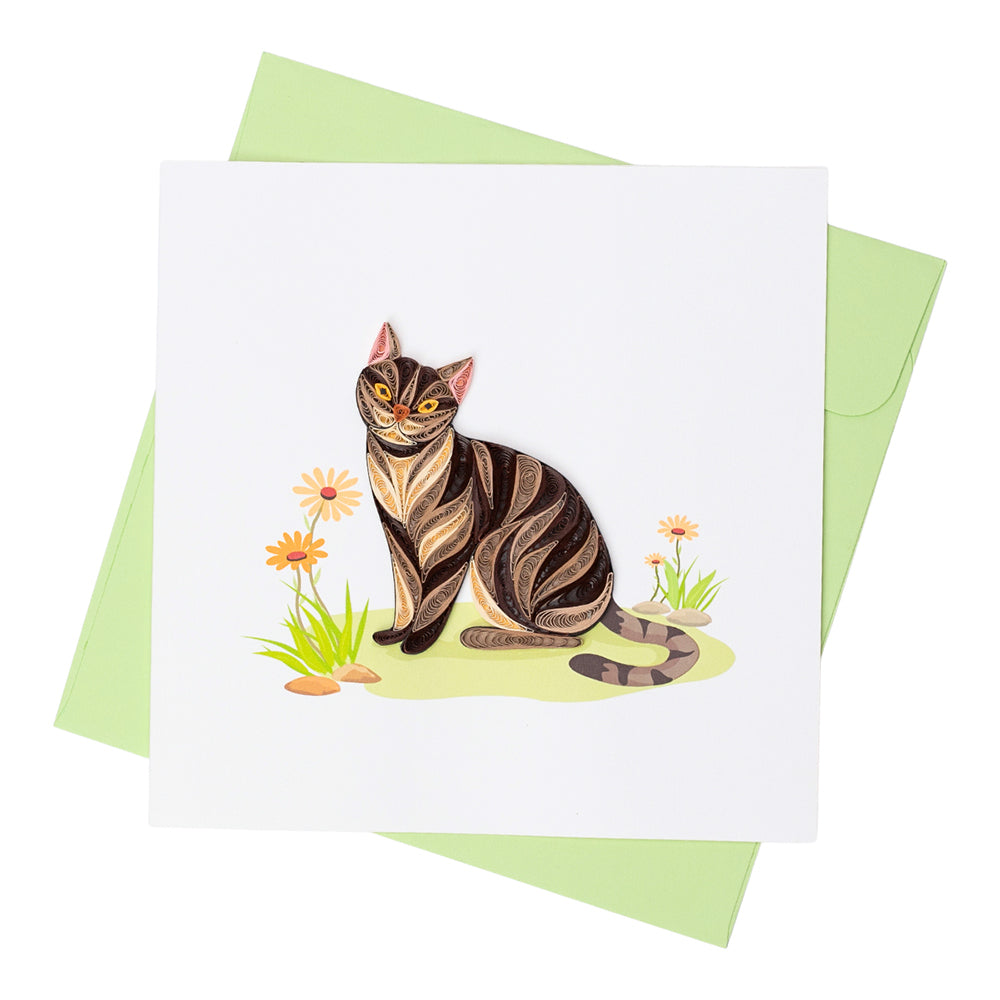 52l205-boyle-quilled-15cm-greeting-card-cat-flowers-brown