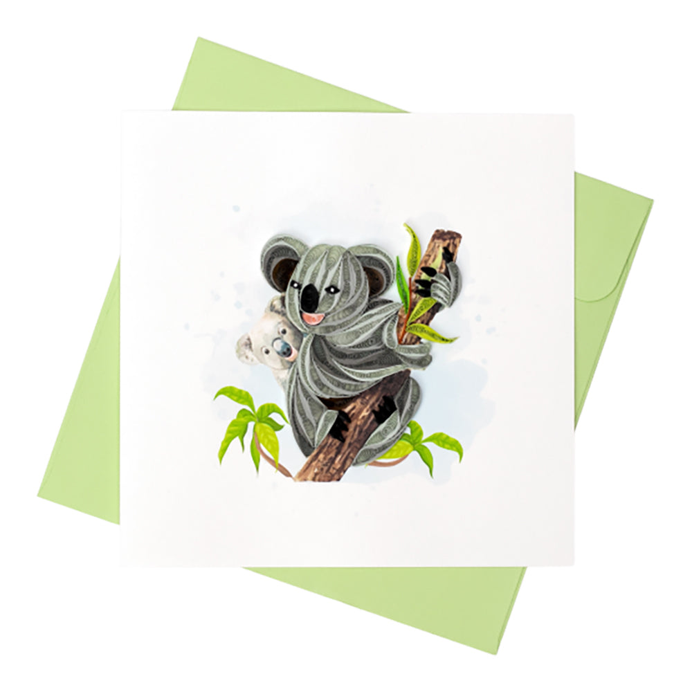 52l207-boyle-quilled-handmade-15cm-koala-greeting-card-green