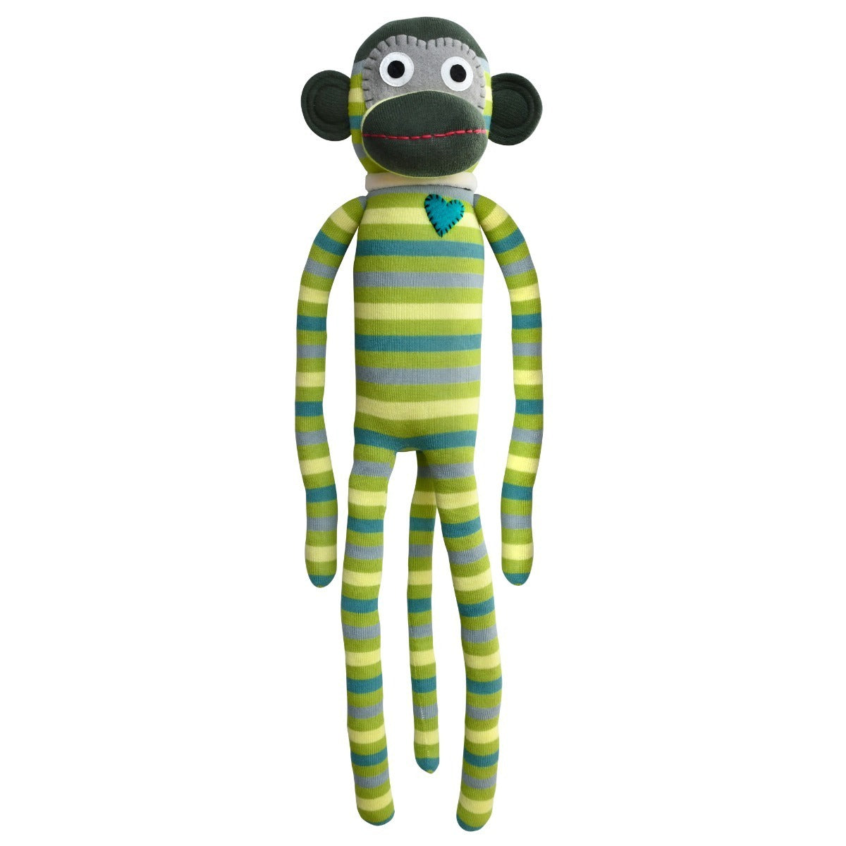 540169-frankie-green-and-yellow-monkey-70cm-stuffed-animal-soft-plush-toy