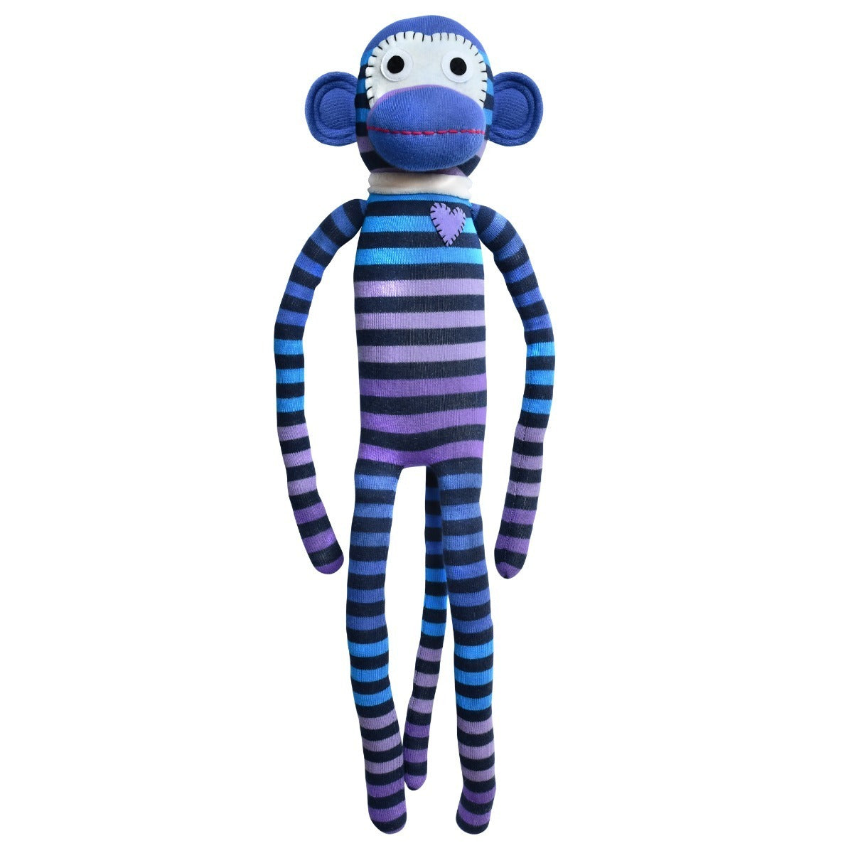 540170-skye-blue-and-black-striped-monkey-70cm-stuffed-animal-soft-plush-toy