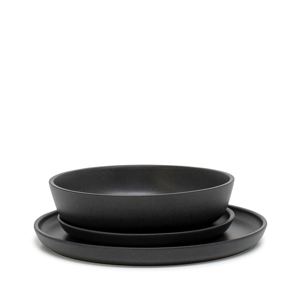 55194-12pc-salt-pepper-industry-stoneware-dinner-set-black