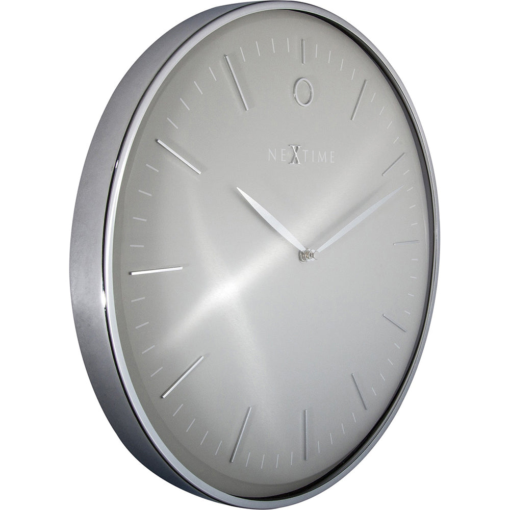573235gs-nextime-glamour-40cm-analogue-wall-clock-silver-off-white