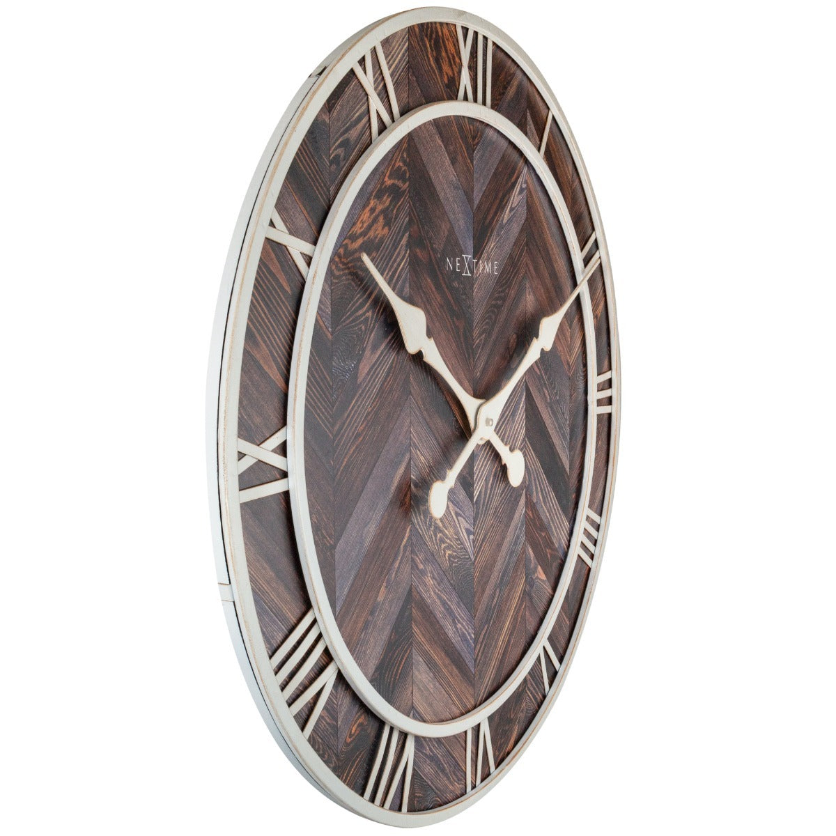 573245br-nextime-roman-vintage-58cm-wall-clock-dark-brown