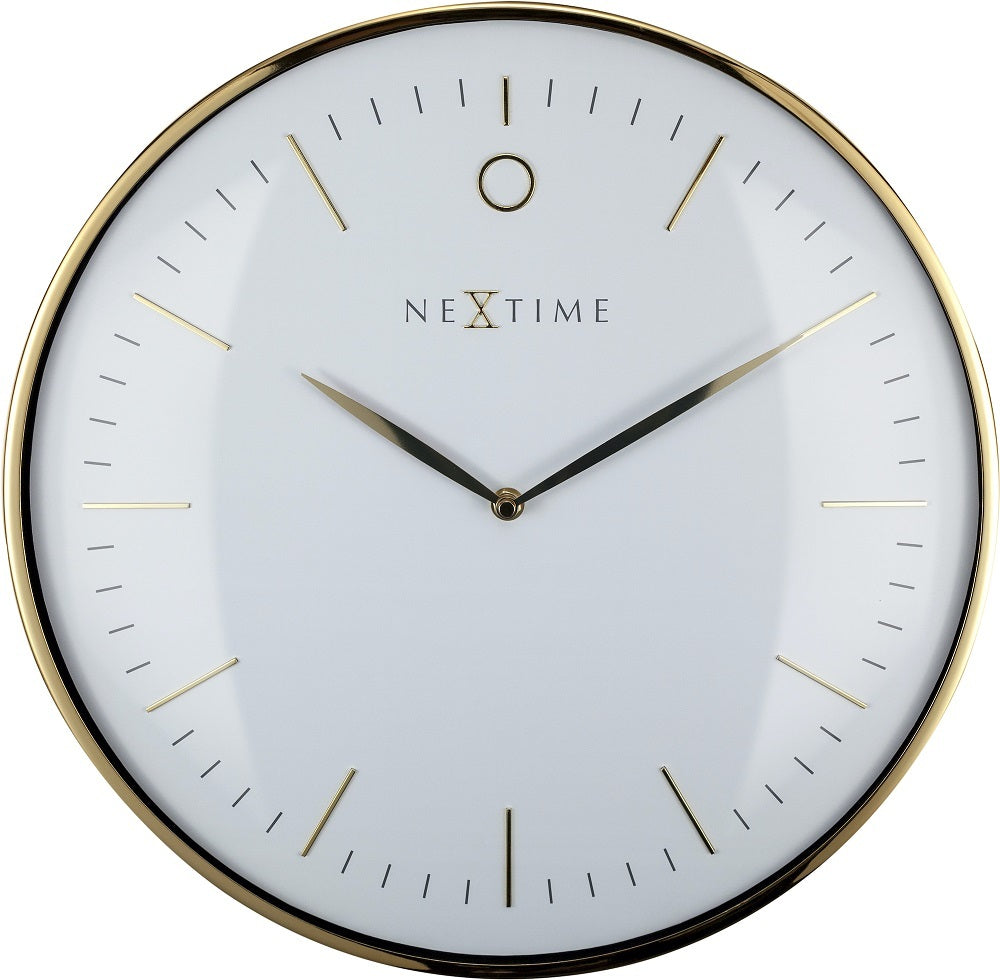 573256wi-nextime-glamour-30cm-analogue-wall-clock-gold-white
