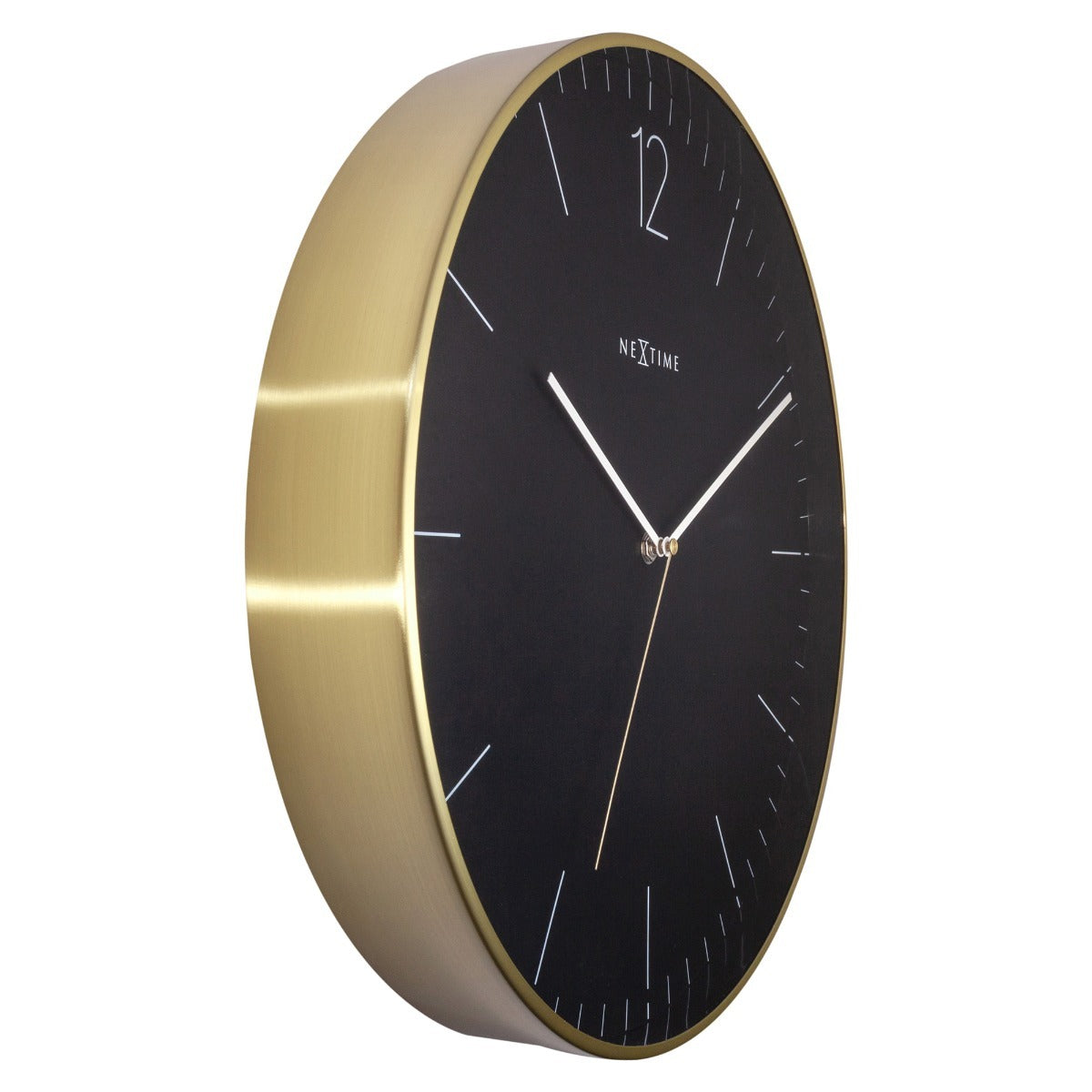 573258zw-nextime-very-essential-40cm-analogue-wall-clock-black-gold