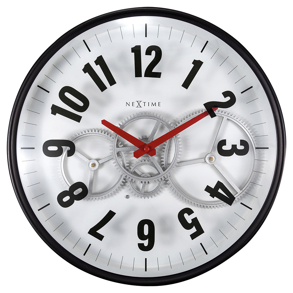 573259wi-nextime-36cm-modern-gear-wall-clock-white