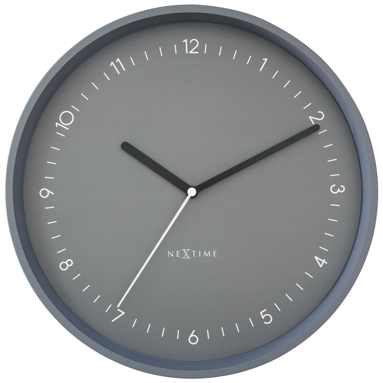 573305gs-nextime-berlin-glass-analogue-30cm-wall-clock-grey
