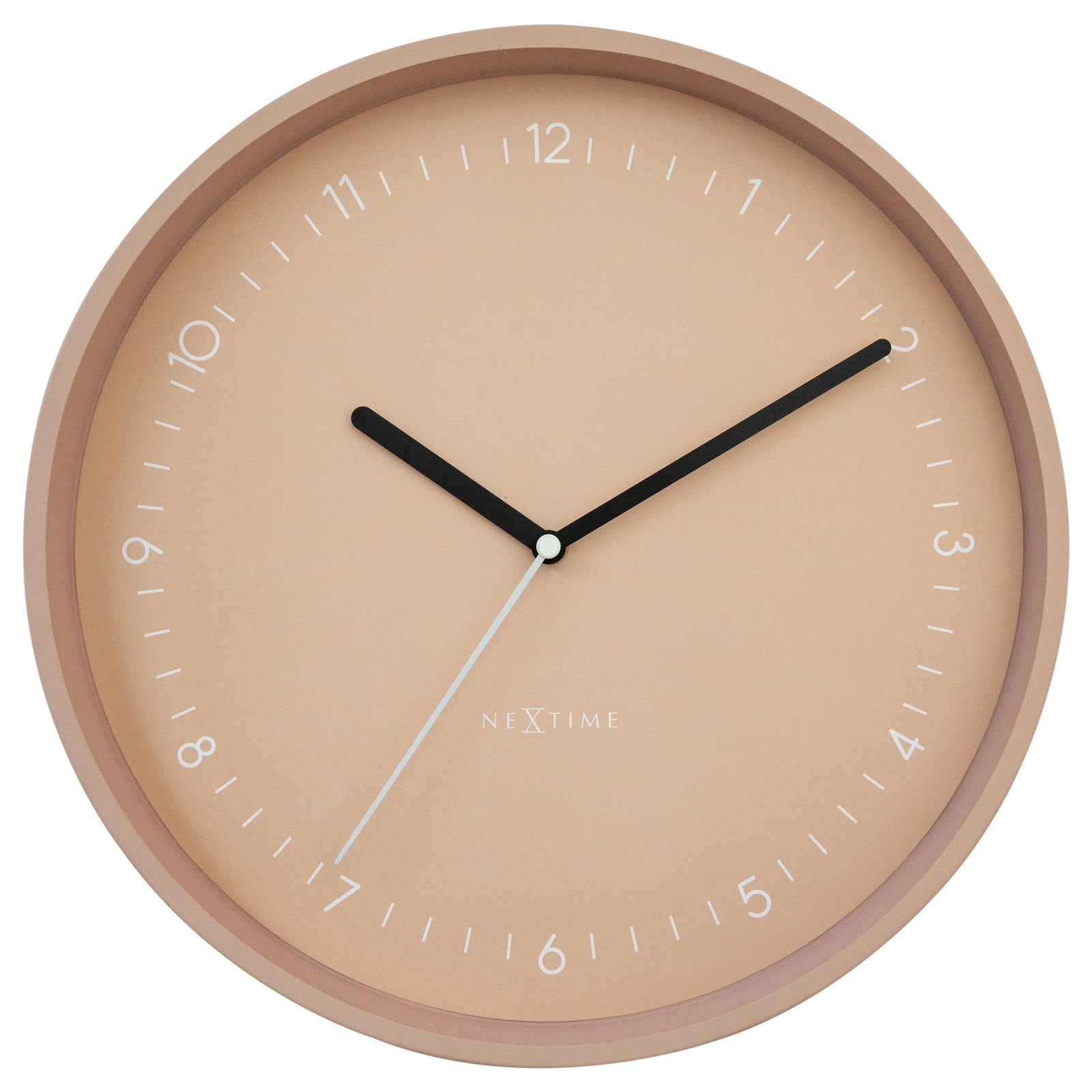 573305rz-nextime-berlin-glass-analogue-30cm-wall-clock-pink
