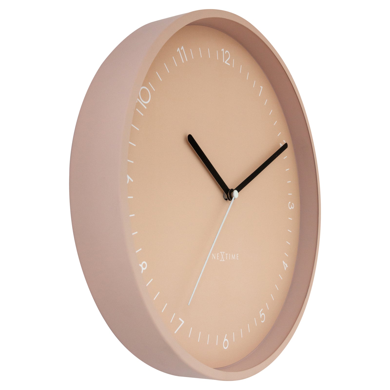 573305rz-nextime-berlin-glass-analogue-30cm-wall-clock-pink
