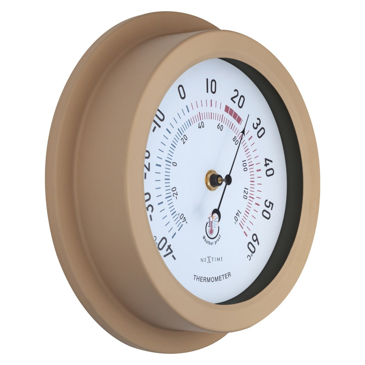 574302br-nextime-lily-22cm-outdoor-thermometer-temperature-brown