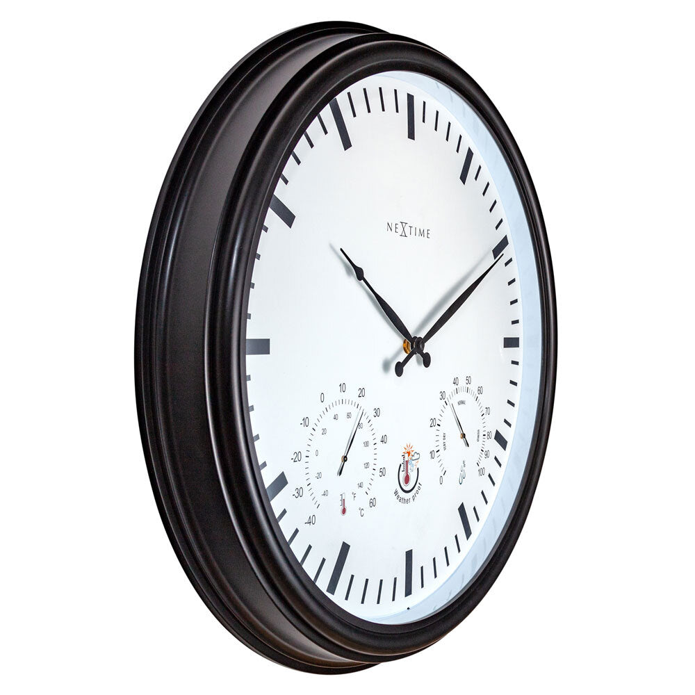 574306zw-nextime-50-8cm-sunflower-outdoor-wall-clock