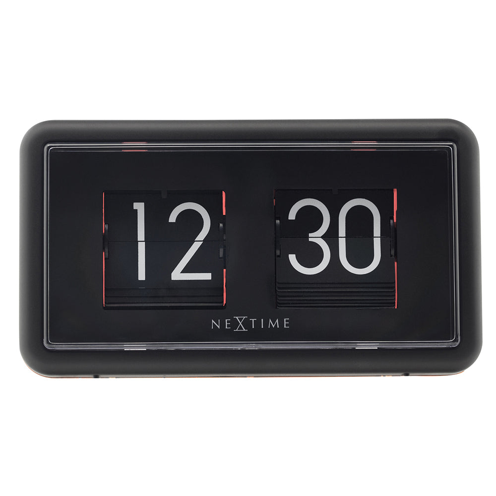 575228or-nextime-small-18cm-flip-clock-desk-wall-rectangle-black-orange