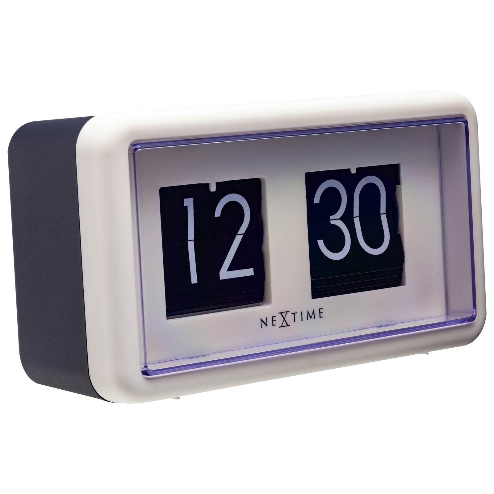 575228wi-nextime-small-18cm-flip-clock-desk-wall-rectangle-white-black