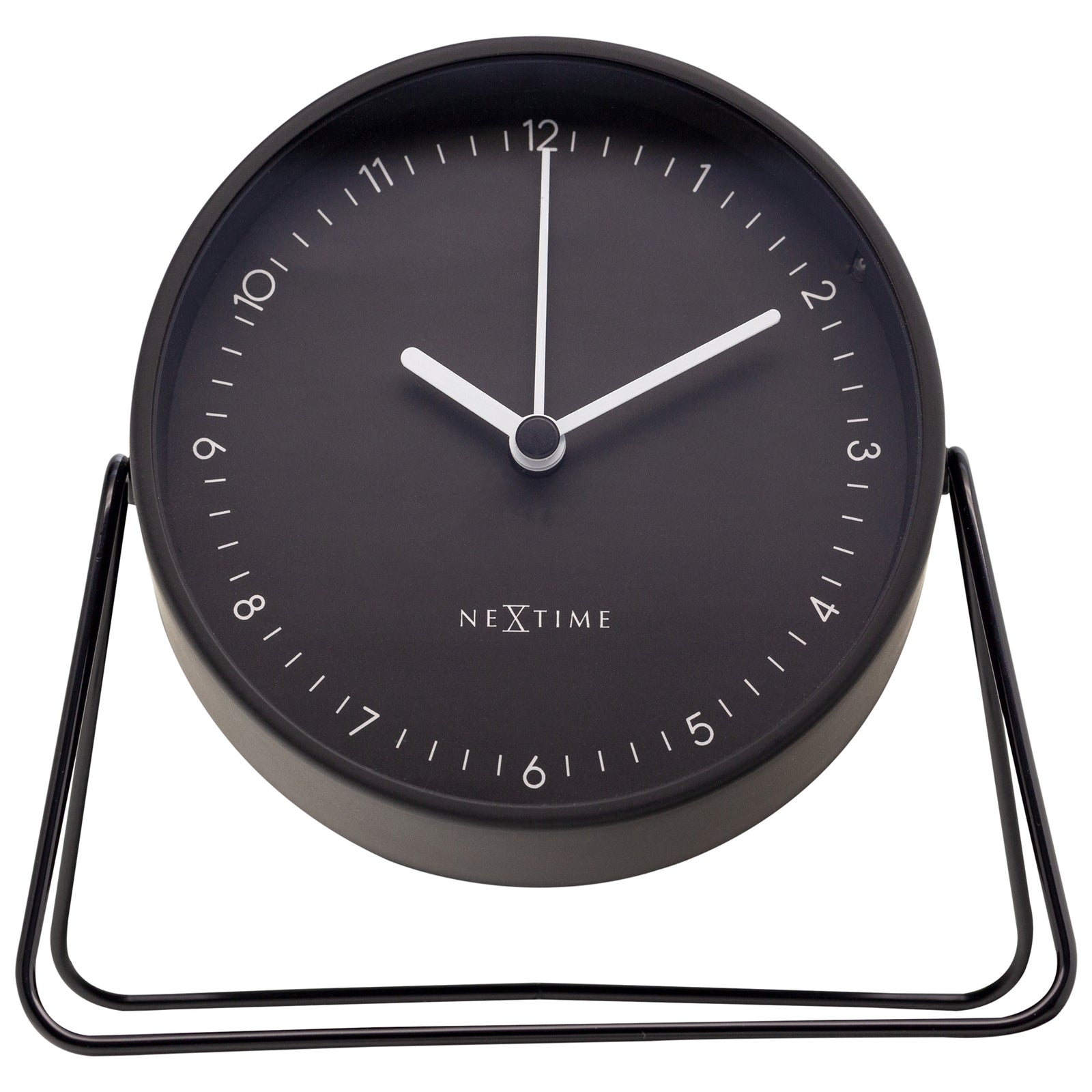 575240zw-nextime-berlin-14x13cm-table-alarm-clock-w-night-light-black