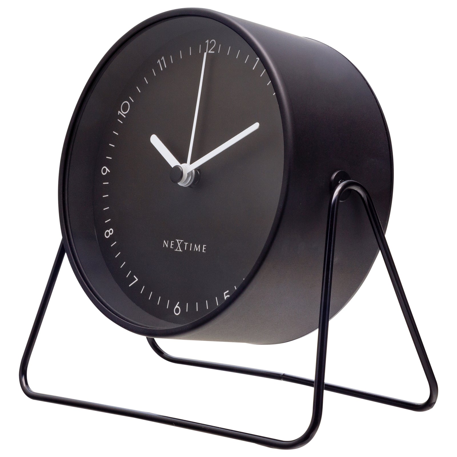575240zw-nextime-berlin-14x13cm-table-alarm-clock-w-night-light-black