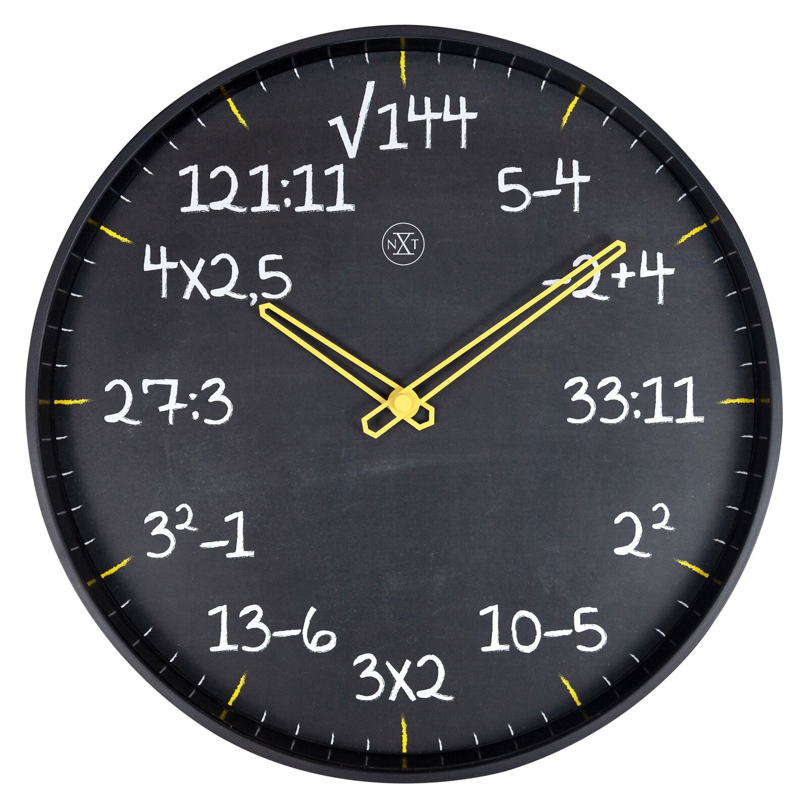 577363zw-nextime-maths-30cm-silent-analogue-round-wall-clock