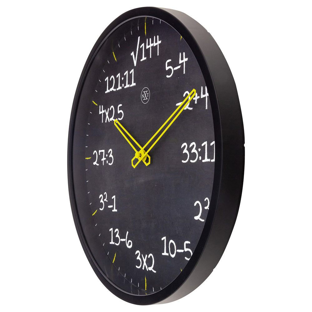 577363zw-nextime-maths-30cm-silent-analogue-round-wall-clock