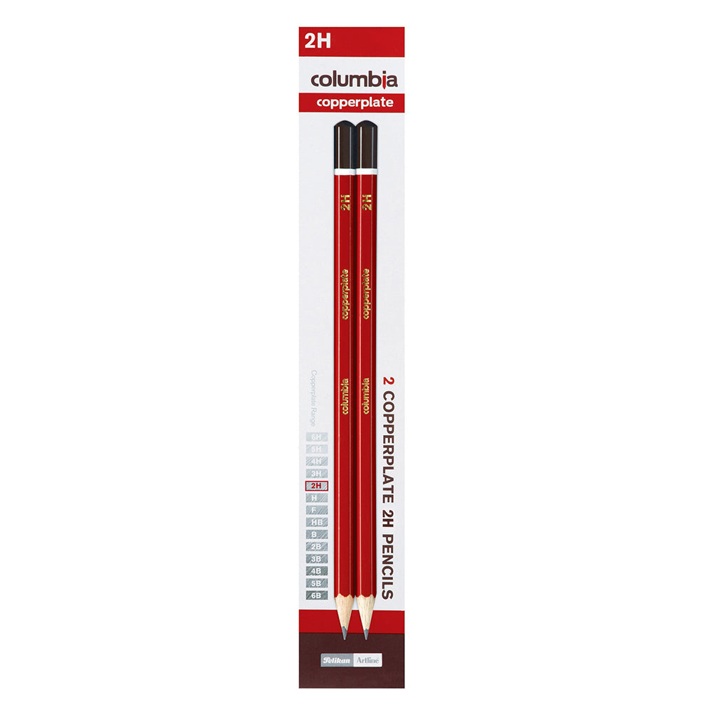 61700c2h-2pc-columbia-copperplate-2h-pencils