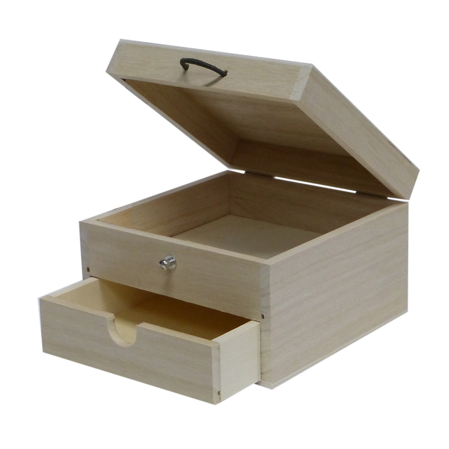 617050-boyle-craft-15cm-square-storage-box-w-hinge-opening-drawer