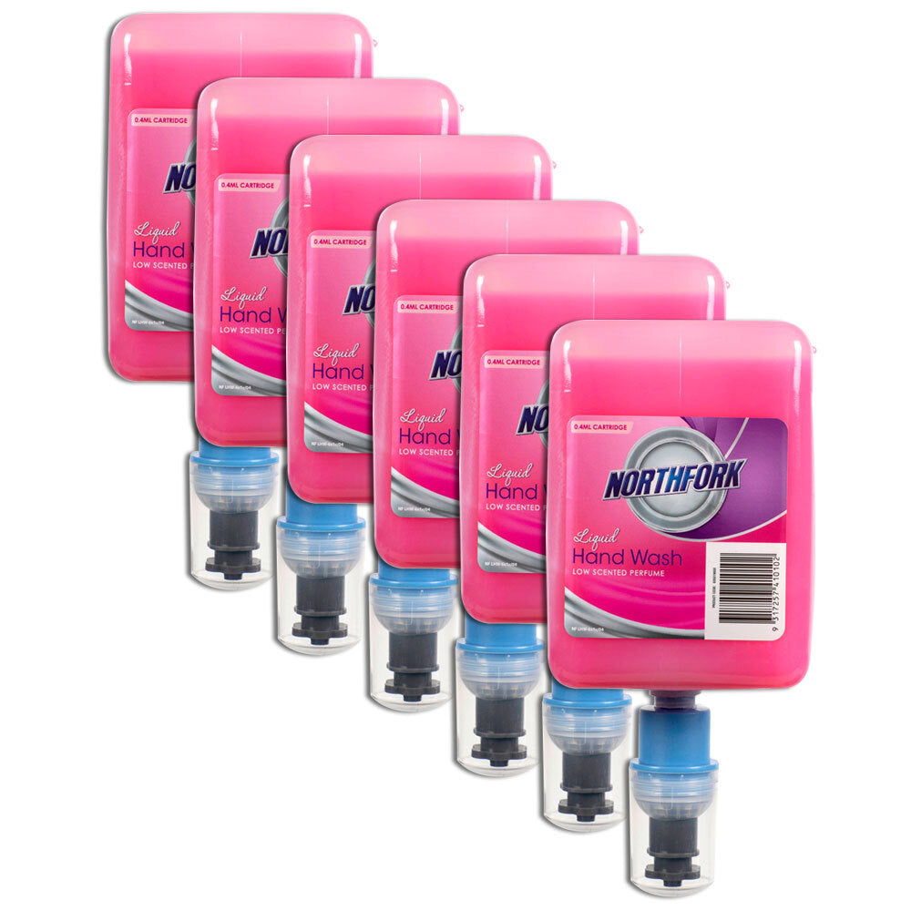 635019600-6pk-northfork-0-4ml-liquid-hand-wash-cartridge-pink