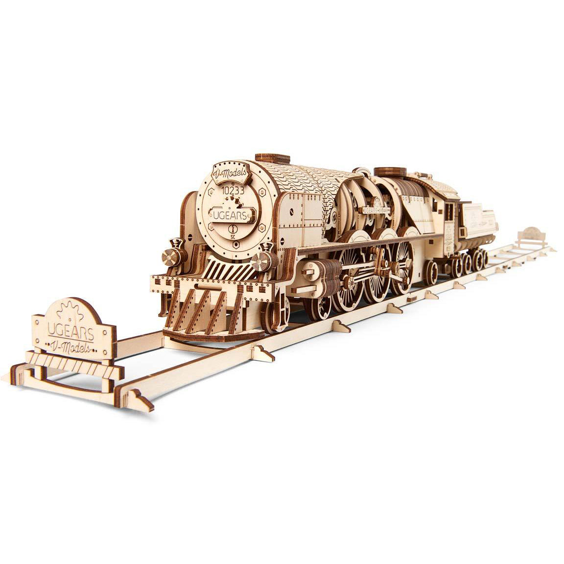 70058-ugears-v-express-steam-train-with-tender-wooden-3d-puzzle-38pc