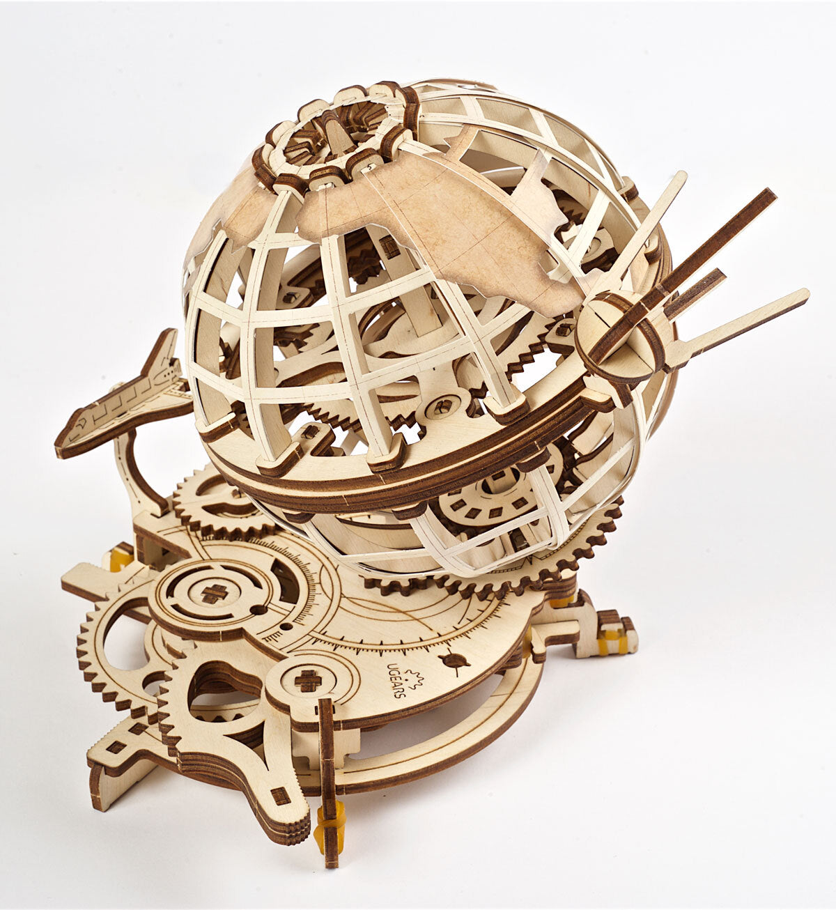 70128-ugears-globus-mechanical-diy-wooden-3d-puzzle-18pc