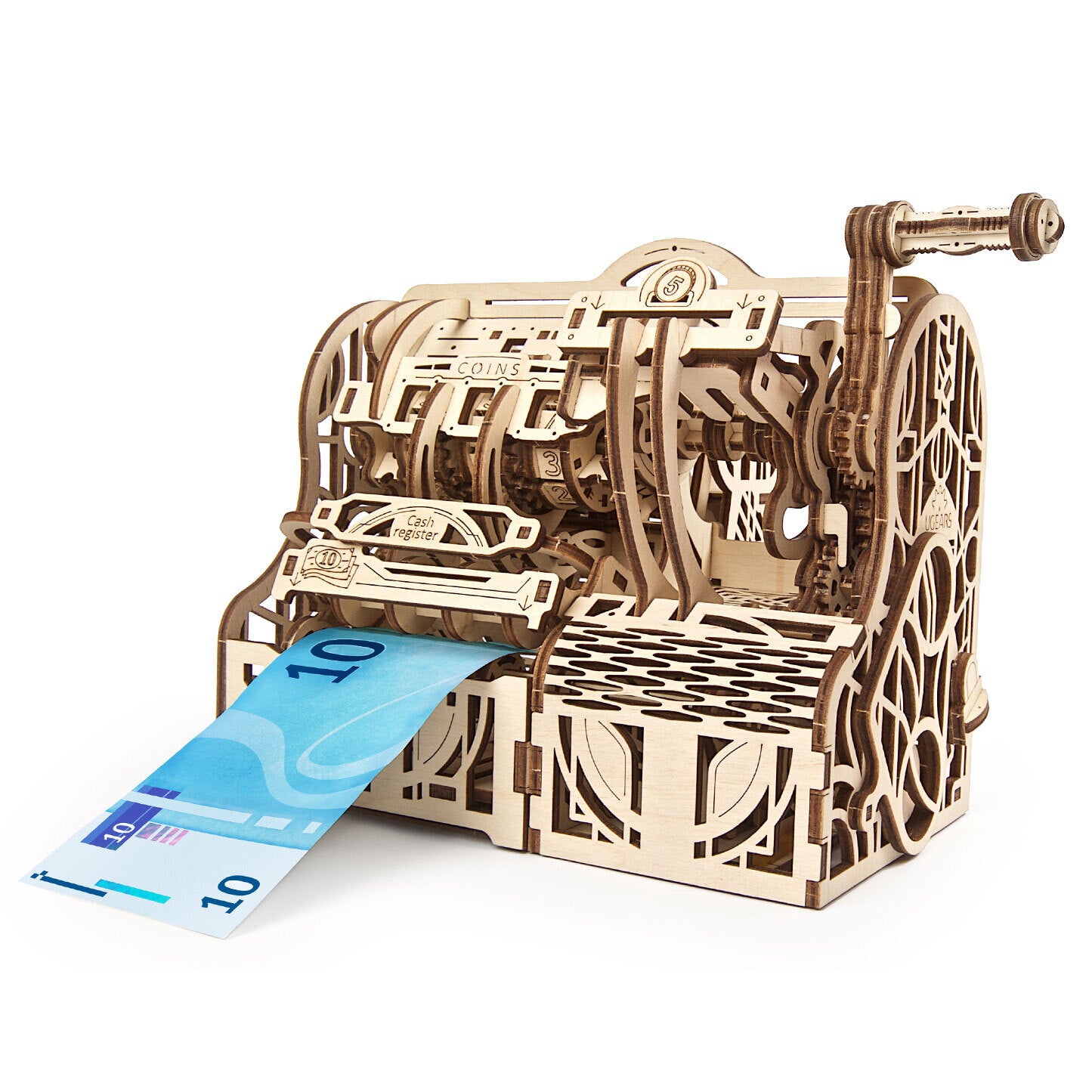 70136-ugears-cash-register-mechanical-diy-wooden-3d-puzzle-40pc