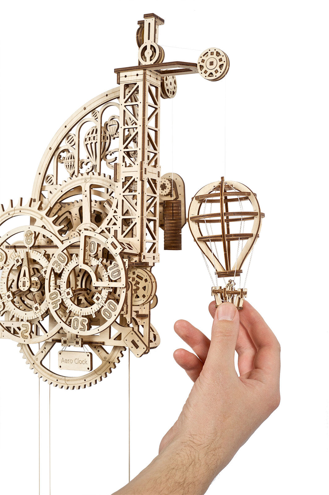 70154-ugears-aero-clock-mechanical-diy-wooden-3d-puzzle-320pc