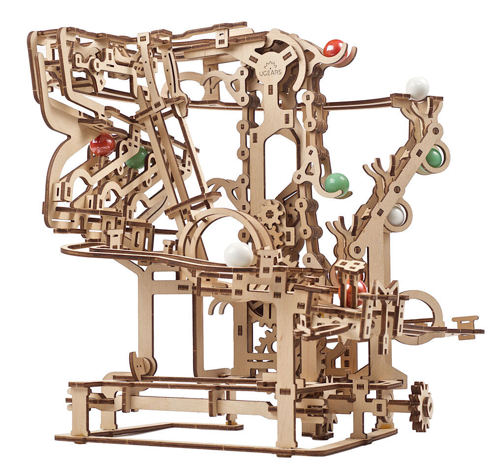 70156-1-ugears-marble-run-chain-hoist-mechanical-wooden-3d-puzzle-400pc