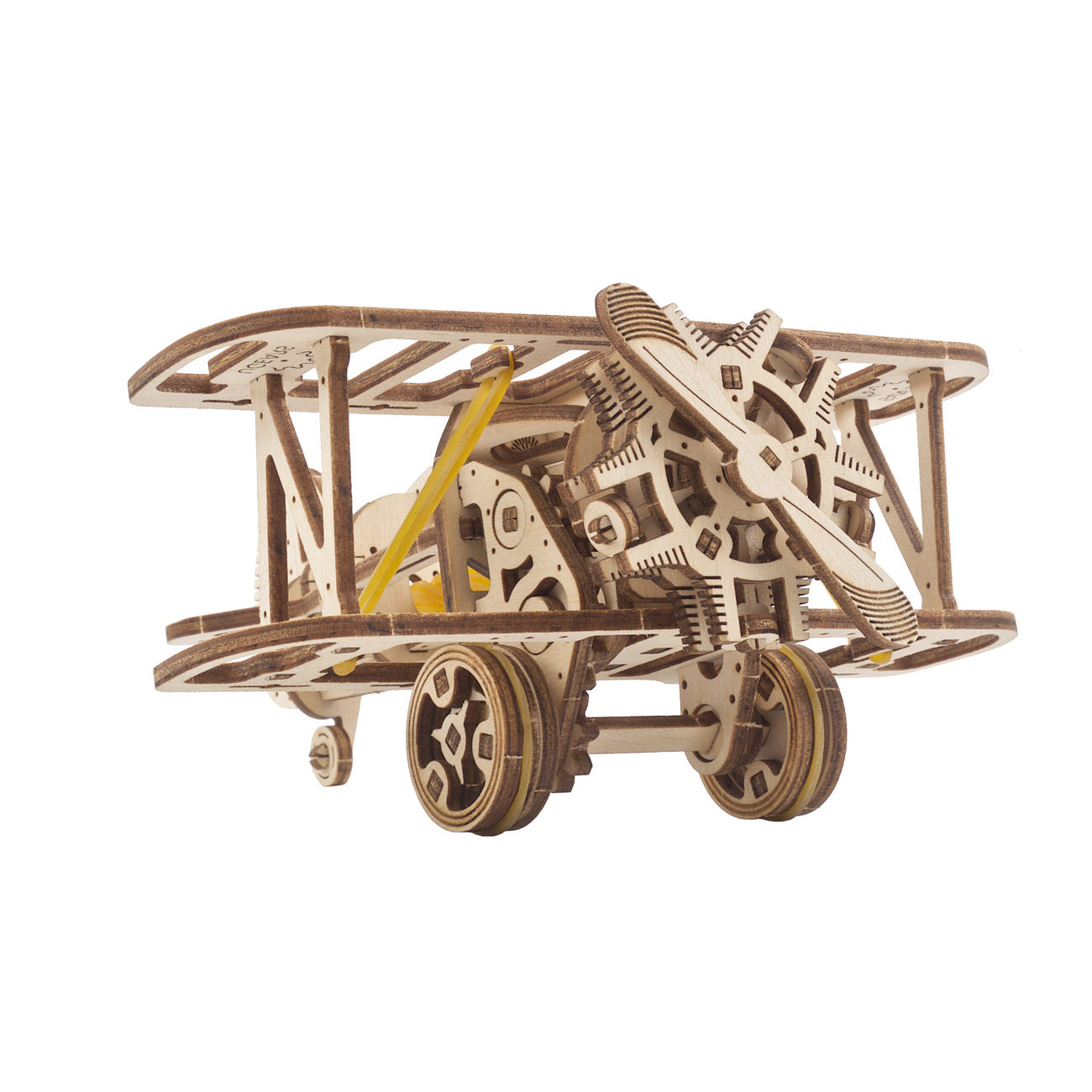 70159-ugears-mini-biplane-mechanical-diy-wooden-3d-puzzle-84pc