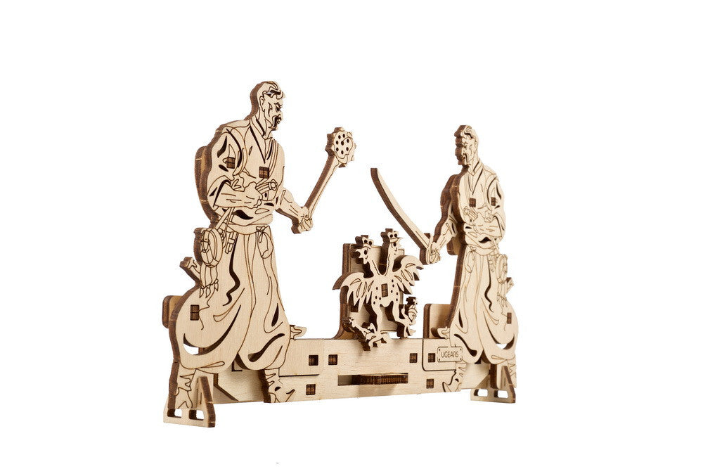 70182-ugears-the-centuries-old-battle-freedom-wooden-3d-puzzle-41pc