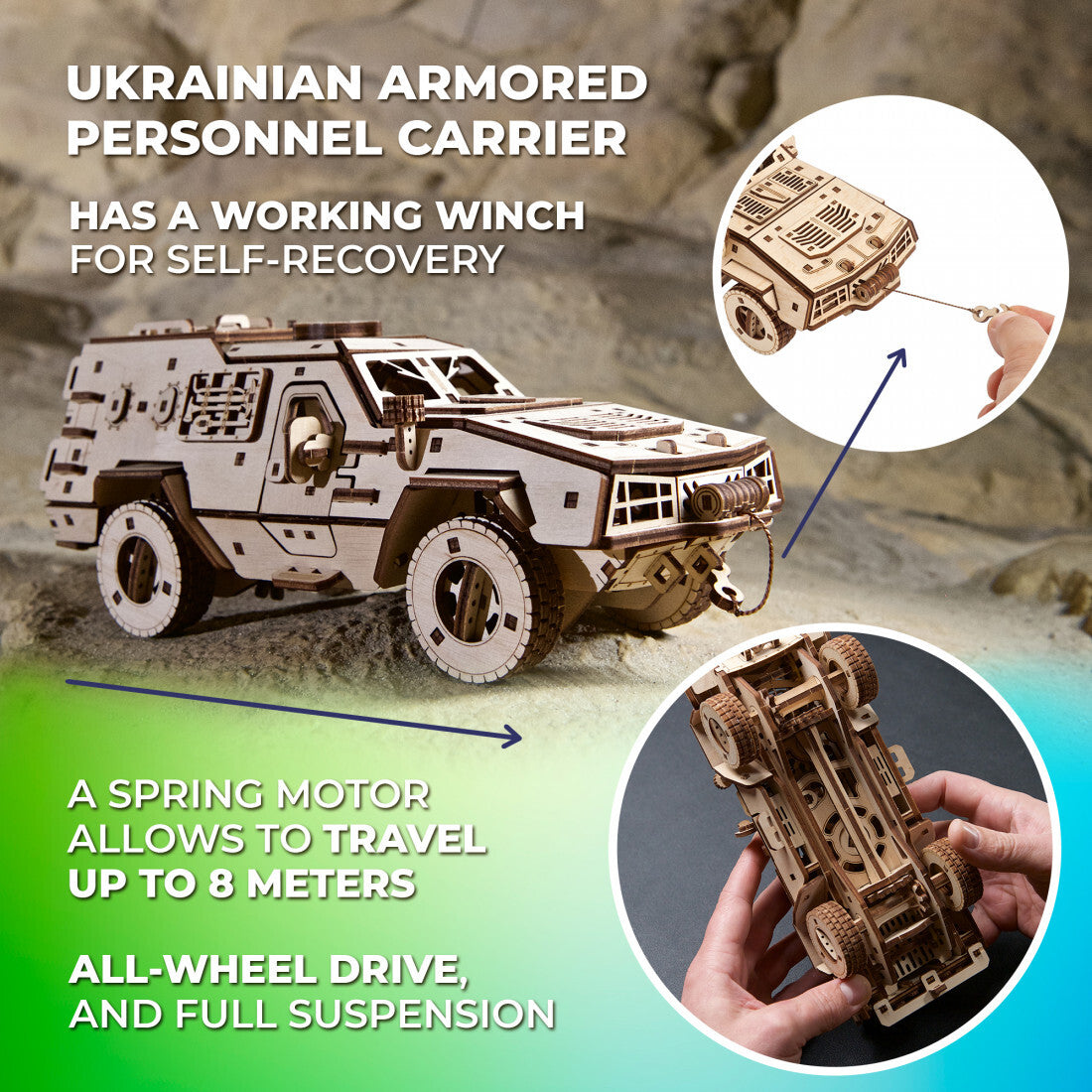 70190-ugears-dozor-b-combat-vehicle-mechanical-wooden-3d-puzzle-300pc
