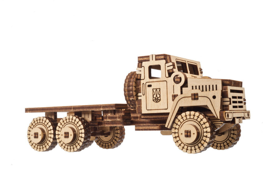 70199-ugears-military-truck-mechanical-diy-wooden-3d-puzzle-91pc