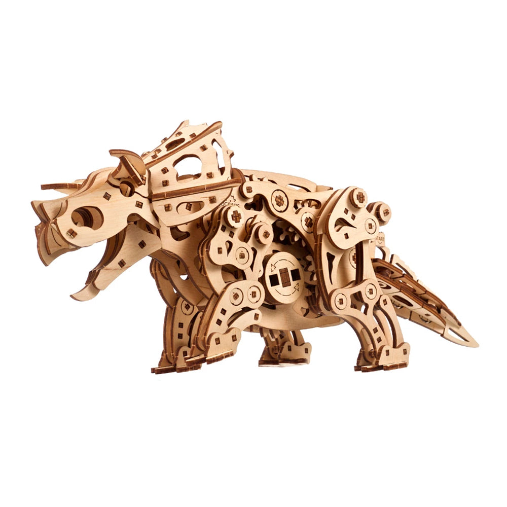 70211-ugears-400pcs-triceratops-wooden-mechanical-3d-model-kit-14y