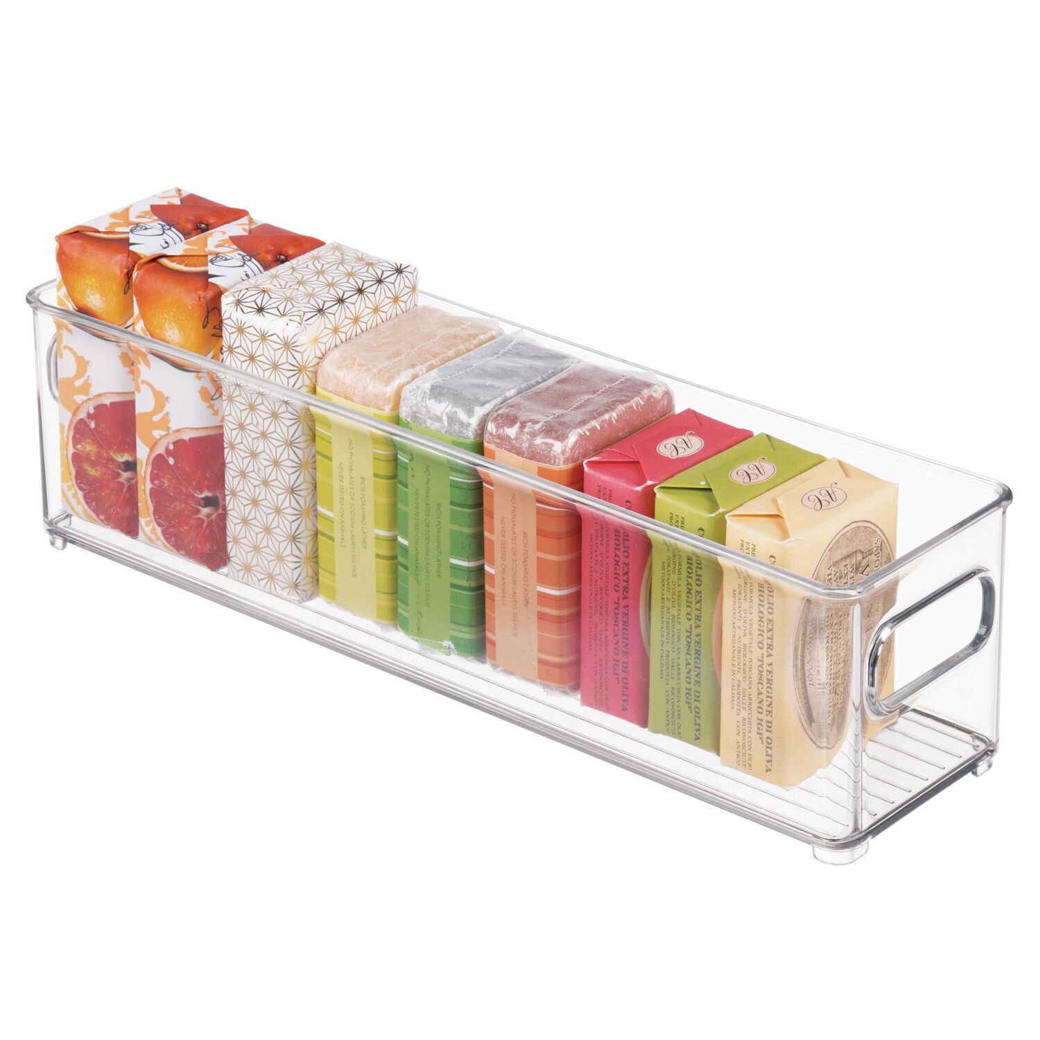 75030-idesign-freeze-binz-36-6x9-9cm-storage-deep-bin-w-handles-clear