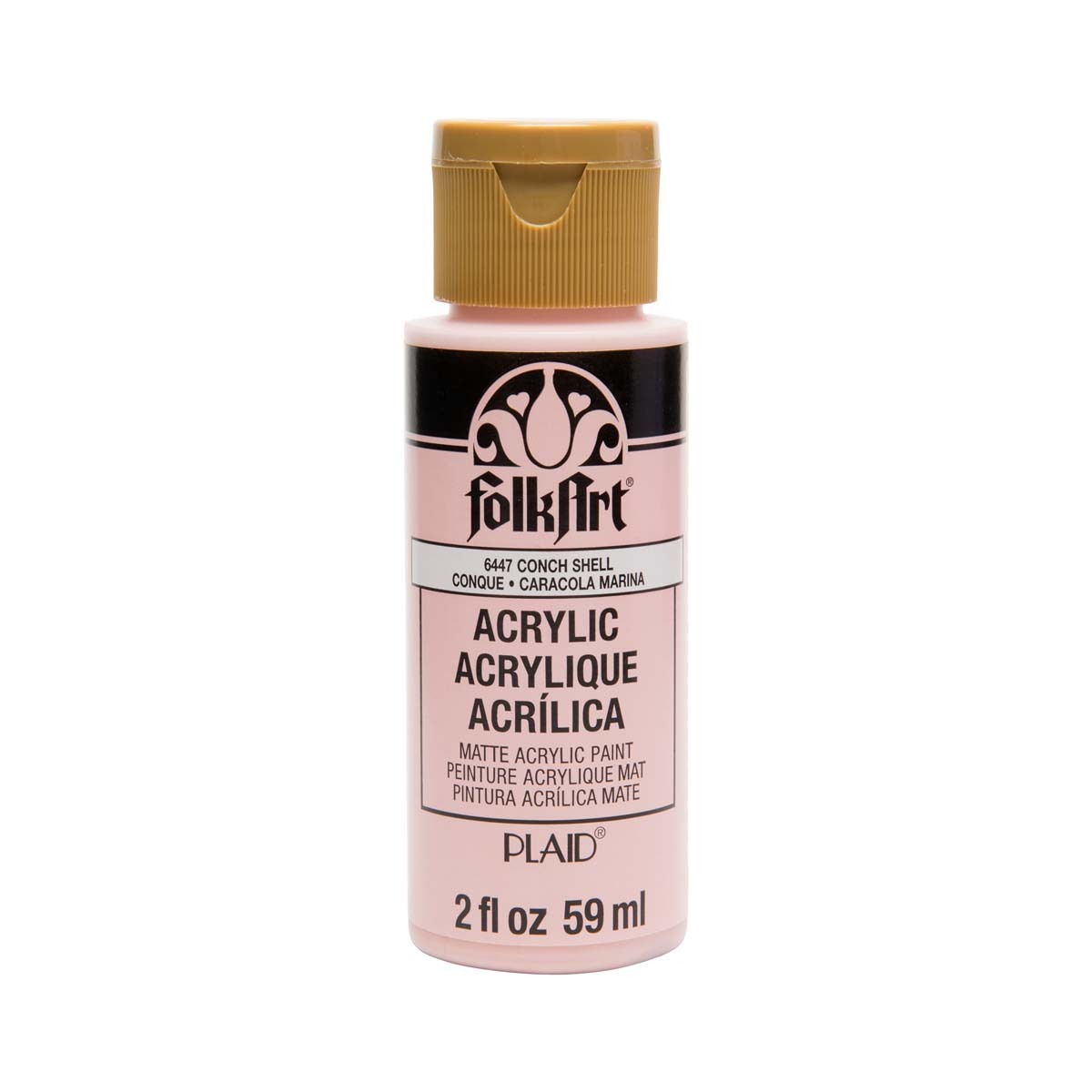 763447-plaid-folkart-premium-59ml-acrylic-paint-matt-finish-conch-shell