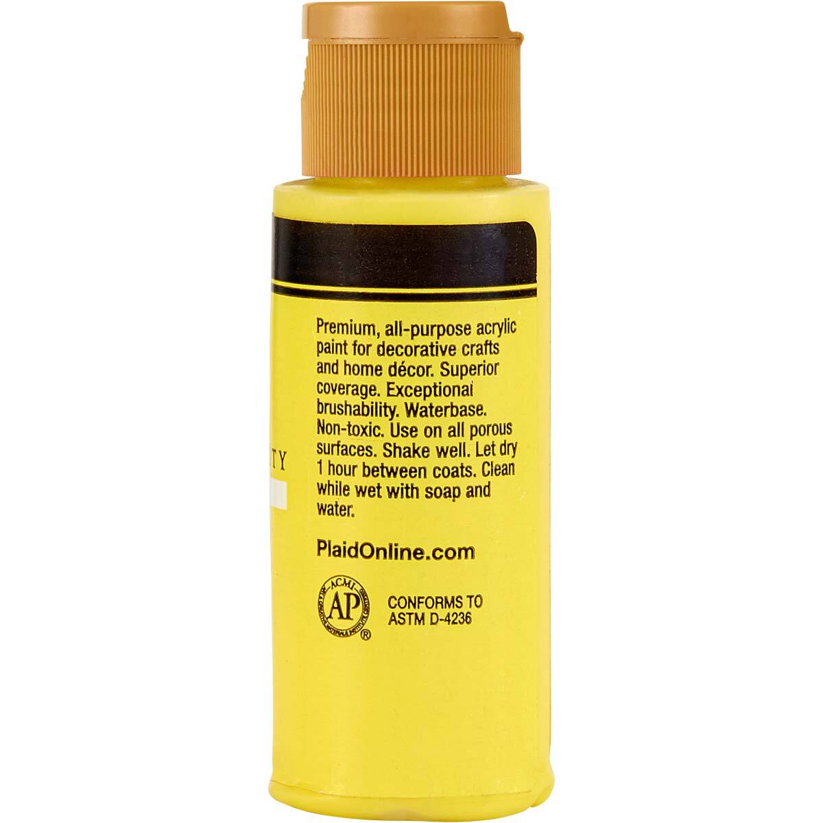 763509-plaid-folkart-premium-59ml-acrylic-paint-matt-finish-sunny-yellow