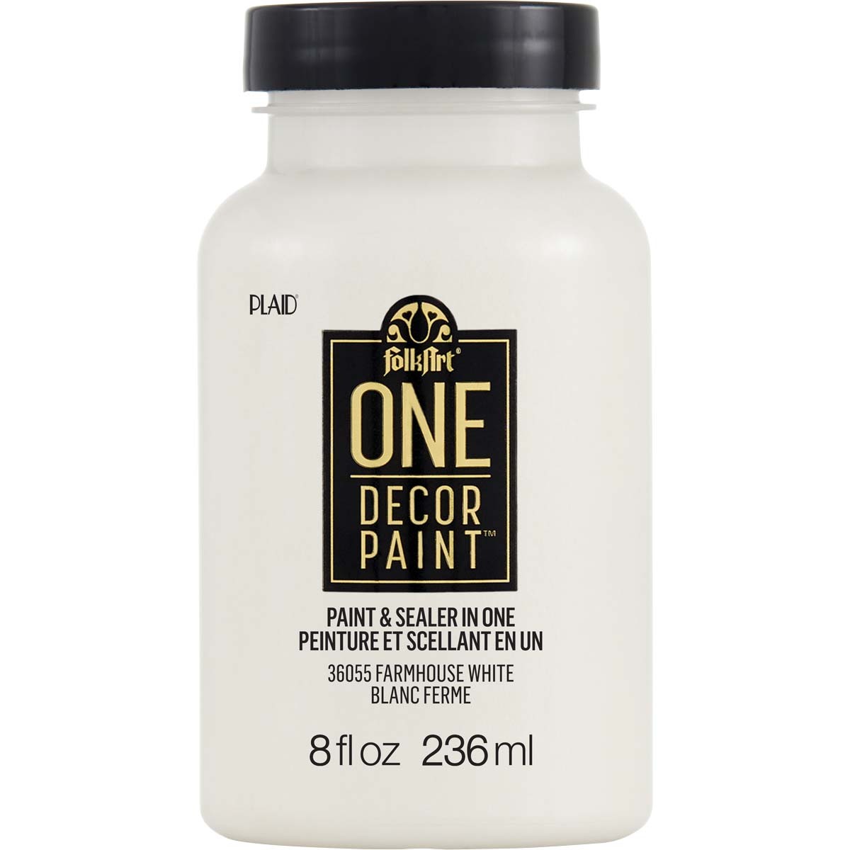 7636055-plaid-folkart-236ml-one-decor-paint-eggshell-finish-farmhouse-white