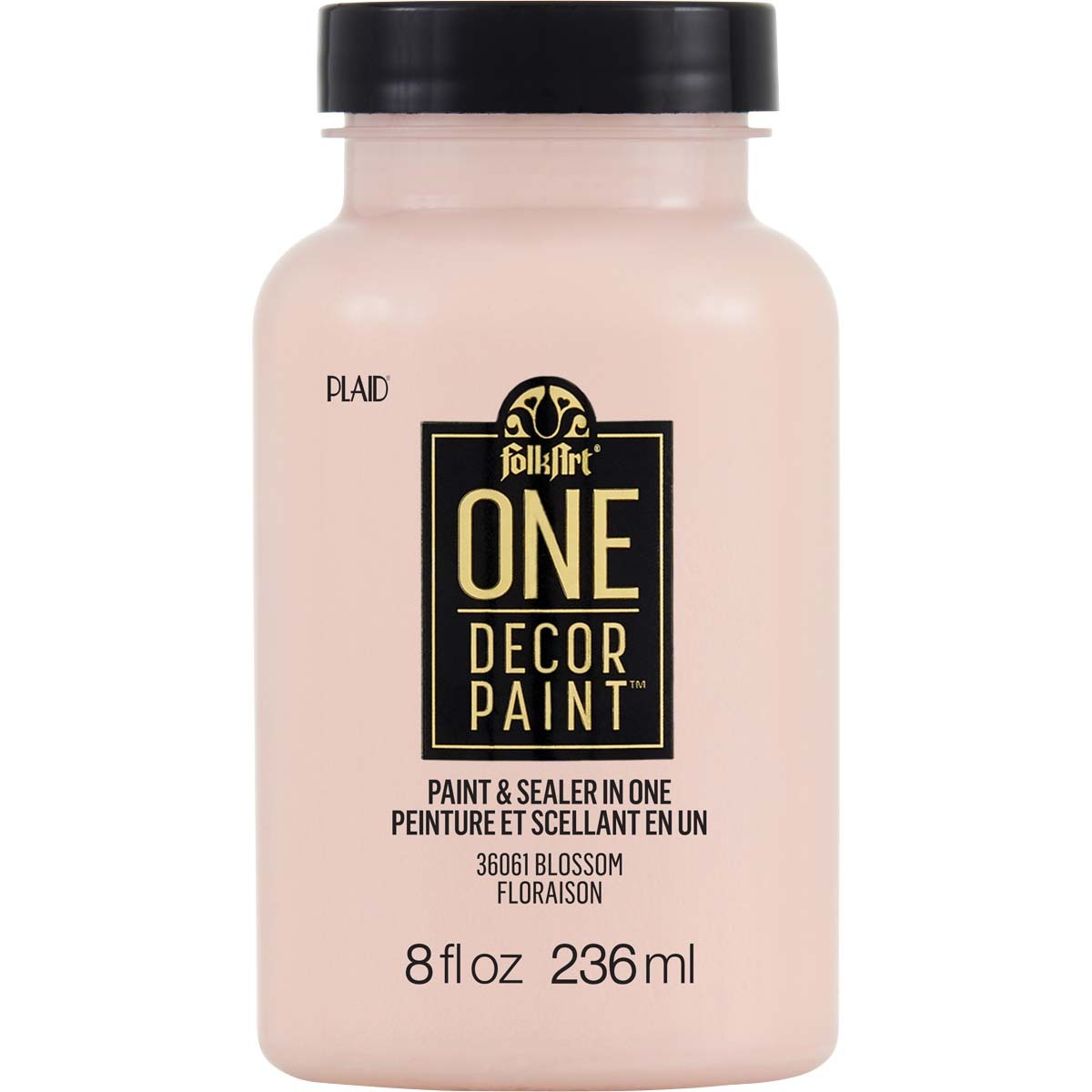 7636061-plaid-folkart-236ml-one-decor-paint-eggshell-finish-blossom