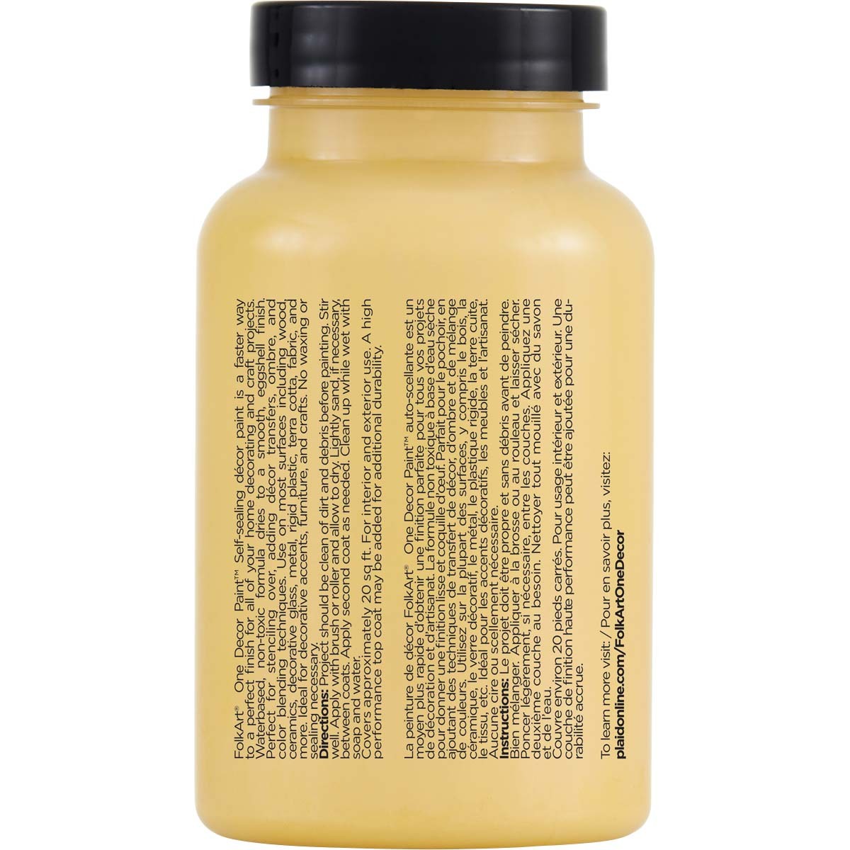 7636062-plaid-folkart-236ml-one-decor-paint-eggshell-finish-beeswax