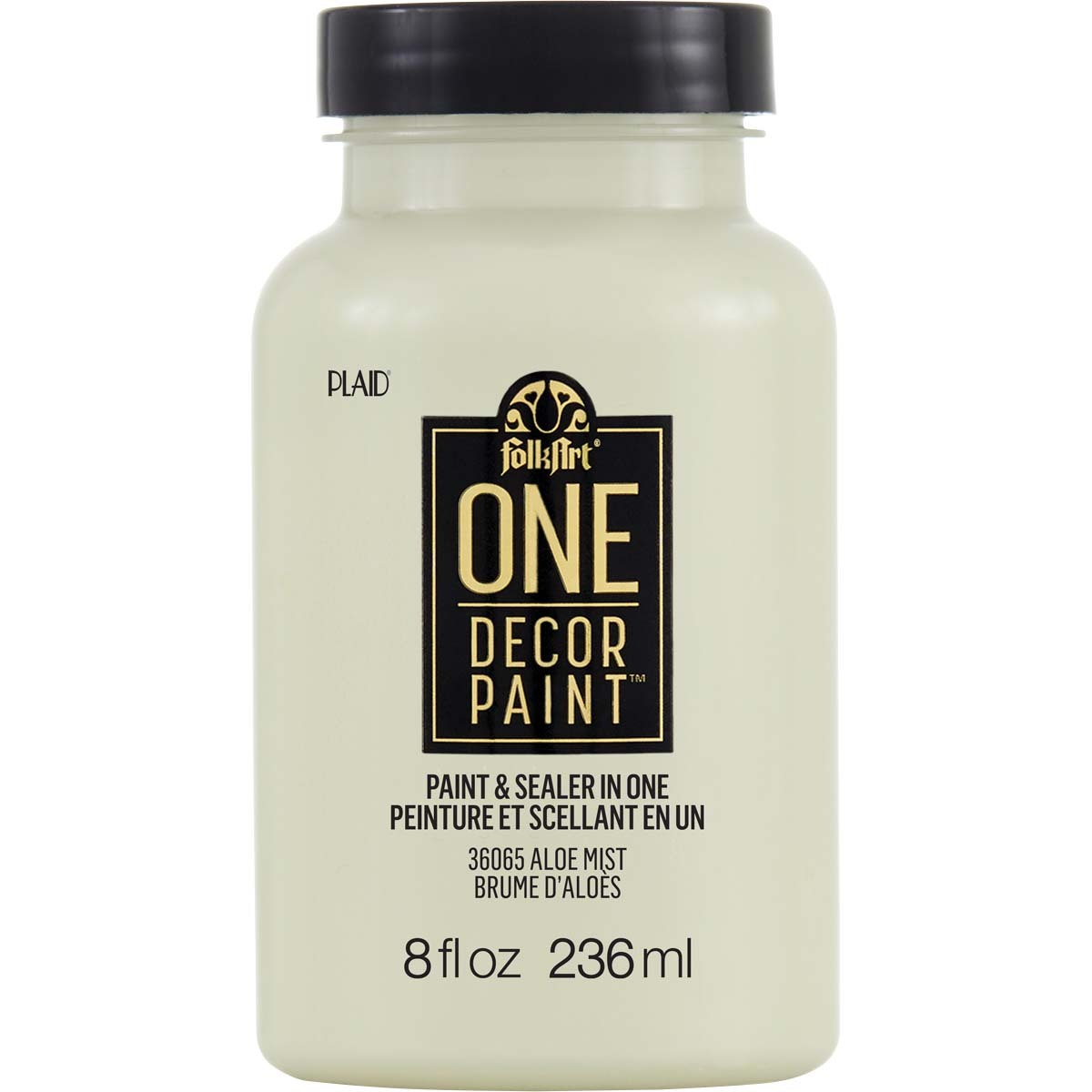 7636065-plaid-folkart-236ml-one-decor-paint-eggshell-finish-aloe-mist