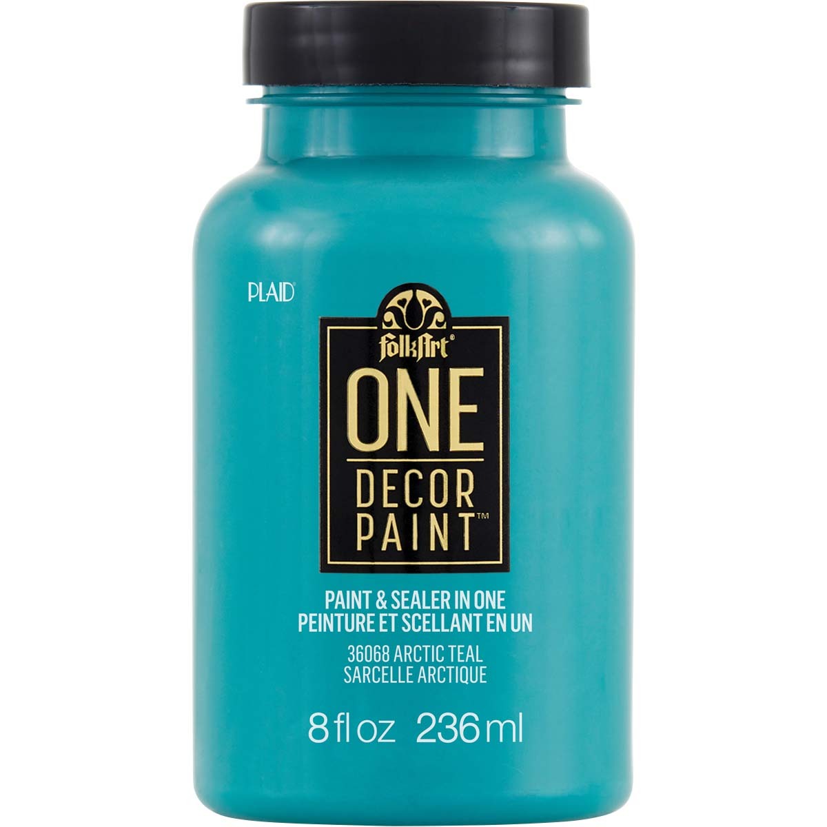 7636068-plaid-folkart-236ml-one-decor-paint-eggshell-finish-arctic-teal