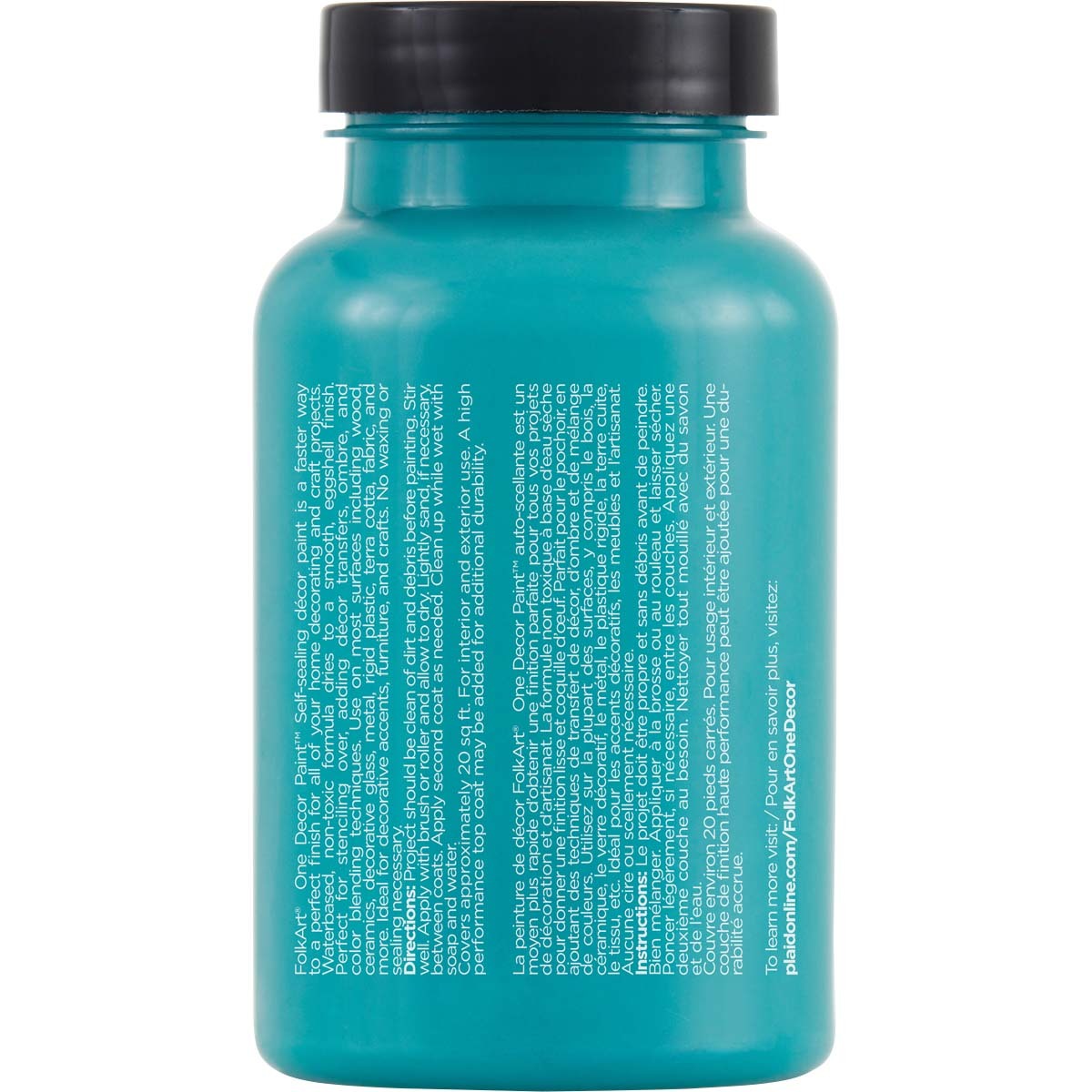 7636068-plaid-folkart-236ml-one-decor-paint-eggshell-finish-arctic-teal
