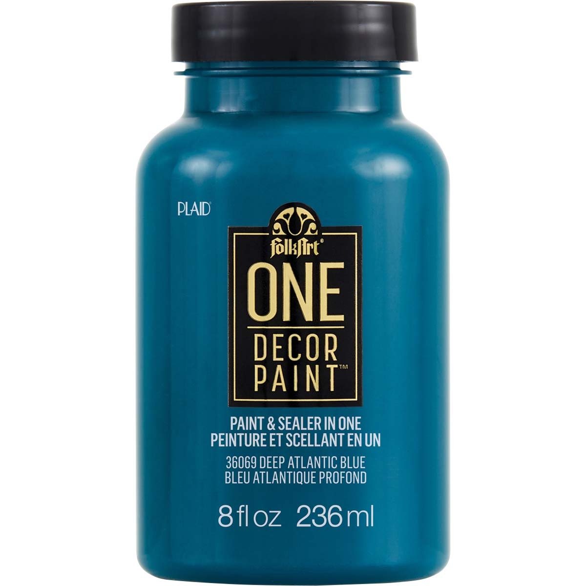 7636069-plaid-folkart-236ml-one-decor-paint-eggshell-finish-atlantic-blue