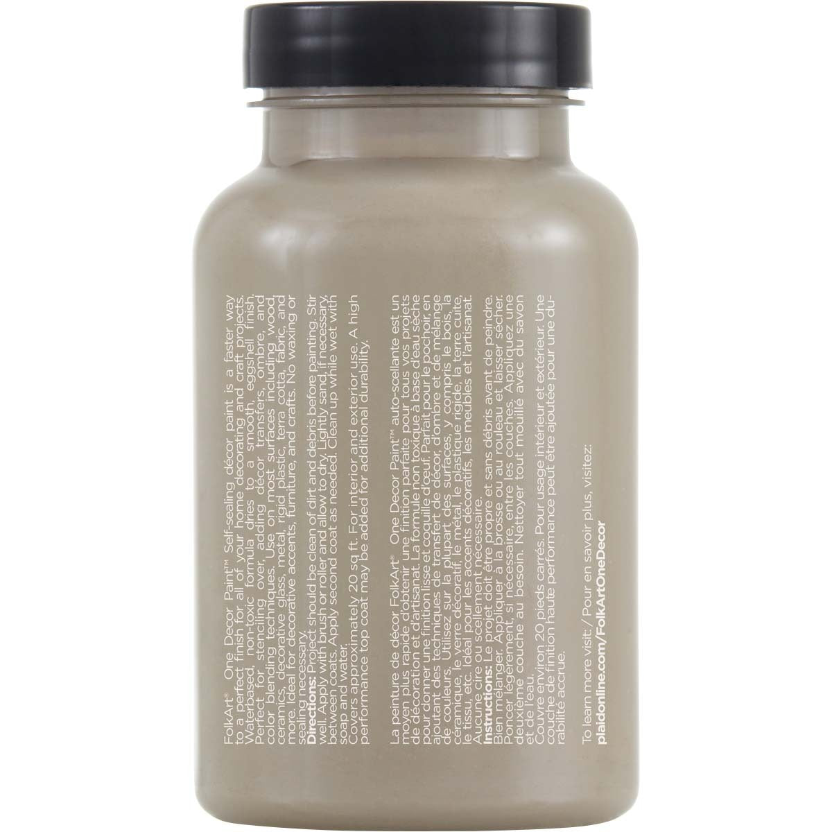 7636074-plaid-folkart-236ml-one-decor-paint-eggshell-finish-fresh-earth