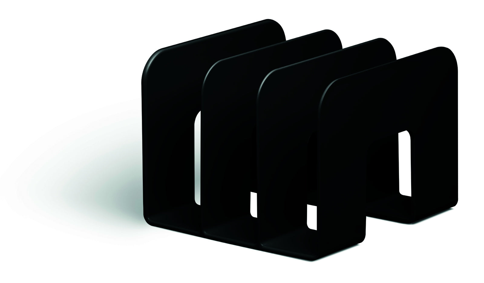 776101-durable-eco-catalogue-magazine-stand-organiser-black